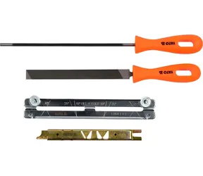 YATO Kettenschleifset 4,8 mm / Kettenschleifset / 4-teilig / für 0,325"-Ketten