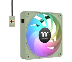 Thermaltake CT120 EX ARGB Sync hellgrün / Gehäuselüfter / 120 mm / ARGB / PWM / 2000 U/min / 3 Stück.