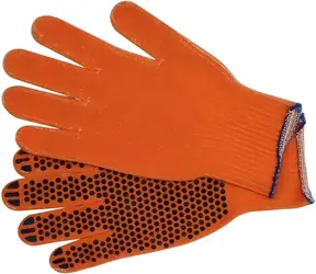 Vorel Arbeitshandschuhe aus Baumwolle, rot, Größe 8 / Handschuhe