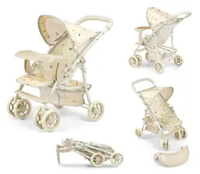 Milly Mally Puppenwagen Kate NATURE / Puppenwagen