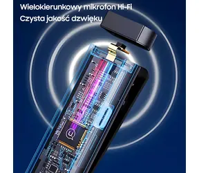 USAMS ZB244MKF01 / Ansteckmikrofon / drahtlos 2,4 GHz / ENC-Geräuschunterdrückung / Blitzlicht / Reichweite 10 m