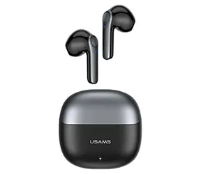 USAMS BHUXH01 schwarz / Kabellose TWS-Kopfhörer / Bluetooth 5.1 / ANC / Dual-Mikrofon / Kabelloses Laden