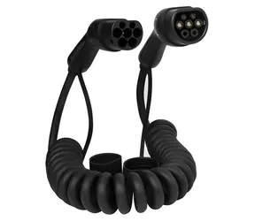 Spiro AC11 schwarz / Ladekabel für Elektroautos / Typ 2 / 10 m / 11 kW / IP55