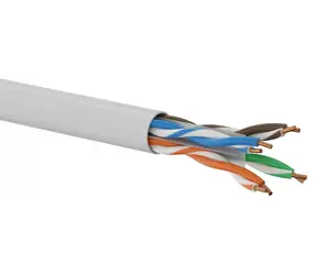 UTP-Kabel Cat6 305m LSOH grau / Netzwerkkabel / Draht / U/UTP / AWG24