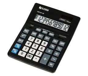 Eleven CDB 1201BK schwarz / Taschenrechner / Desktop
