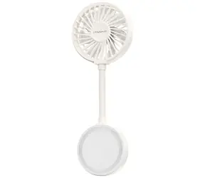 USAMS LiFE LU02 weiß / Mini-Ventilator / Magnetische Handyhalterung / Flexibler Hals / 900 mAh