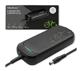 Ladegerät für E-Bikes und E-Scooter 36-42 V / Ladegerät / 2 A / Stecker 5,5 x 2,5 mm / wasserdicht