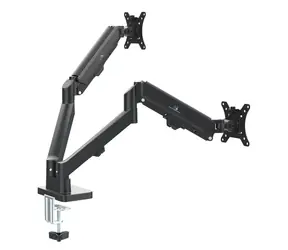 Maclean MC-134 / Tischhalterung für zwei Monitore / 17-32" / Tragfähigkeit 2-10 kg