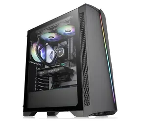 Thermaltake H350 RGB Gehäuse mit Seitenwand aus gehärtetem Glas / PC-Gehäuse / RGB / Gehärtetes Glas