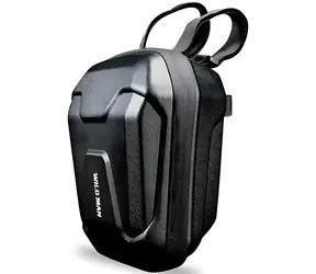 WILDMAN Scooter-Rahmentasche TS9 Schwarz / 2,5 l / Klettverschluss / Polyurethan- und EVA-Schaumstoff / 195 x 110 x 230 mm