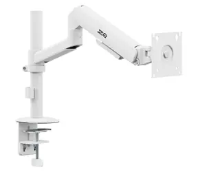 ER-691 W weiß / Monitorhalterung / 17-32" / Gasfeder / Neigungsverstellung / VESA 100x100 / Tragkraft 10 kg