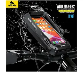 WILDMAN FK2 schwarz / Lenker-Handyhülle / IPX6 / Universal
