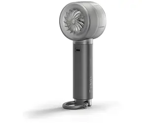 USAMS LiFE LU01 schwarz / Handventilator / 5 Geschwindigkeitsstufen / 2000 mAh Akku