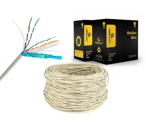Gembird UPC-5004E-SOL graues UTP-Kabel / Cat5e / 305 m / Draht / CCA