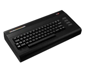 Commodore C64 Mini Black Edition / Retro-Spielkonsole / 25 Spiele / HDMI 720p / USB-Joystick