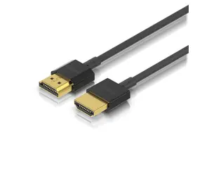 Ubiquiti HDMI-Kabel, schwarz, 1 m / HDMI-Kabel / HDMI 2.1 / extra flexibel / magnetisch abgeschirmt