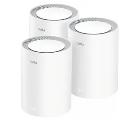 Cudy M3000 weiß 3 Stück / Wi-Fi Mesh-System / Wi-Fi 6 / Dualband / 574 + 2402 Mbit/s / 5 Antennen