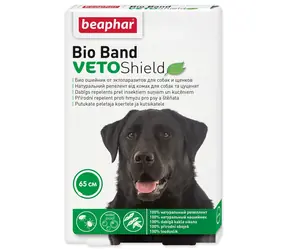 Beaphar Bio-Band-Halsband 65 cm / Abwehrend / Gegen Flöhe, Zecken und Mücken / Wasserfest / Ab 2 Monaten