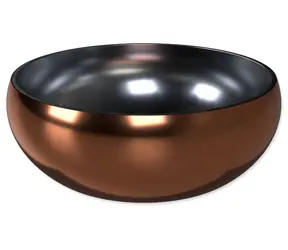 Doppelwandiger Hundenapf „Dog Fantasy“, roségold / Hundenapf / Edelstahl / 16 cm / 800 ml