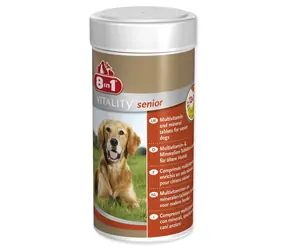 8-in-1 Multivitamin-Tabletten für Seniorenhunde / 70 Tabletten / Ergänzungsfuttermittel
