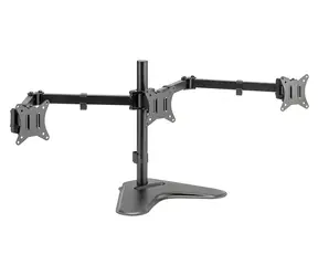Tischhalterung für 3 Monitore (17-27 Zoll) / Monitorhalterung / Tragkraft 7 kg