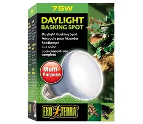 Exo Terra Tageslicht-Sonnenplatz 75W / Heizlampe / Tageslichtspektrum / Für Terrarien