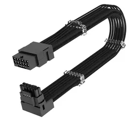 Akasa G- NEXUS PX16 schwarz / Netzteil / 12+4-polig 90° / 30 cm / 600 W