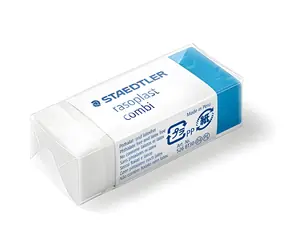 Staedtler Rasoplast Kombi-Radierer / Radiergummi / kombiniert / 43 × 19 × 13 mm