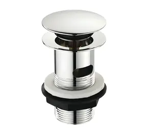 Ideal Standard Push-Open Ablaufgarnitur, verchromt / Ablaufgarnitur / Messingstopfen / G 1 1/4"