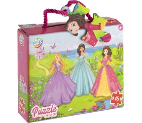 MOXY Puzzle Prinzessinnen / 45 Teile / 39 x 29 cm
