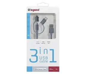 PGS USB-Kabel 3-in-1 / Ladekabel / Universal