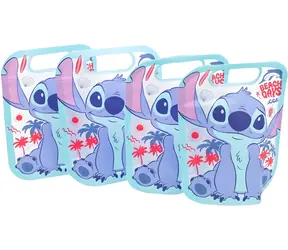 STOR Stitch Wiederverschließbare Beutel, Set / Snackbeutel / 4 Stück / Reißverschluss / BPA-frei