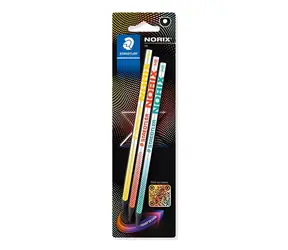 Staedtler Graphitstift Nolix HB / 3 Stück / Recyclingholz / PEFC
