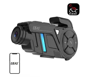 EJEAS K1 schwarz / Motorrad-Intercom / Mesh 3.0 / Reichweite 1000 m / Bluetooth 5.1 / IP67