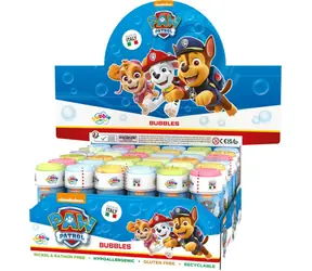 DULCOP Seifenblasenmaschine Paw Patrol / 60 ml / Kappe mit Spiel und Bläser