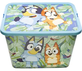 STOR Aufbewahrungsbox 23 l Bluey / Aufbewahrungsbox / Kunststoff / 38,7 x 28,7 x 27 cm