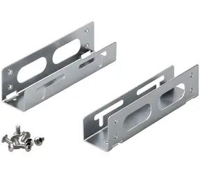 OEM Reduzierstück 5,25" auf 3,5" Metallpaar / Reduzierstück / für 3,5"-Scheibe in 5,25"-Position / Metall