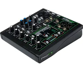 Mackie ProFX6v3 schwarz / Mischpult / 6 Kanäle / USB-C / Bluetooth / 48V Phantomspeisung