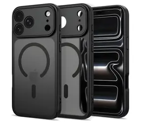 Tech-Protect BasicMag MagSafe Schutzhülle, matt schwarz, für Apple iPhone 17 Pro, 18 Pro / MagSafe