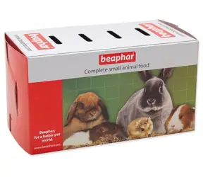 Beaphar Transportbox S / Transportbox für Nagetiere und Vögel / Papier / 14 x 7,5 x 7,5 cm / Tragkraft 500 g