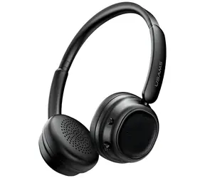 USAMS SR01 schwarz / Kabelloser Kopfhörer / Mikrofon / Bluetooth 5.3 / ANC