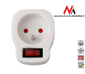 MCE13 Steckdose mit Schalter / Verlängerungskabel / 1x Steckdose / Schalter