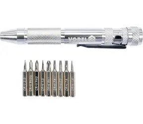 Vorel Schraubendreher-Set mit 10 Bits / Schraubendreher-Set / 10 Teile