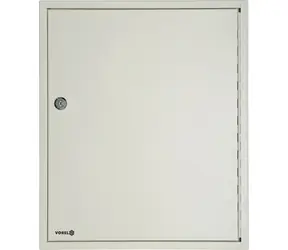 Vorel Schlüsselschrank mit 80 Haken, elfenbeinfarben / Schlüsselschrank / 450 x 380 x 80 mm / Stahl