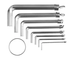 Vorel Inbusschlüsselsatz 2-10 mm, 8-teilig / Schlüsselsatz / Inbus / 2-10 mm / 8-teilig / Chrom-Vanadium-Stahl