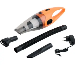 STHOR Akku-Autostaubsauger 80 W / Staubsauger / Li- ION 2000 mAh / HEPA-Filter / Schlauch 37 cm