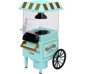 Lund Popcornwagen / Heißluft-Popcornmaschine / 1200 W / 50-60 g in 3 Minuten
