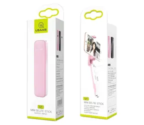 USAMS ZB052 M1 Mini grün / Selfie-Stick / 3,5-mm-Klinkenstecker / Edelstahl