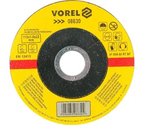 Vorel Metalltrennscheibe 115 mm / Trennscheibe / Durchmesser 115 x 22 mm / Dicke 1,0 mm