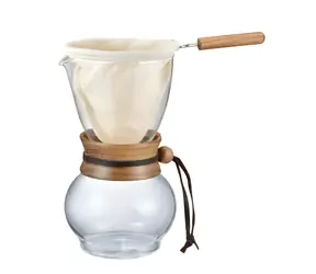 Hario Woodneck DPW-3 / Tropfglas / Glas / Holzhals / 480 ml